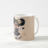 かわいい黒い妖精 コーヒーマグカップ (正面右)