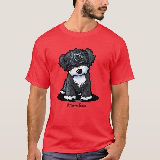 かわいい黒と白のハバナTシャツ Tシャツ (正面)