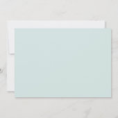 かわいい黒と白のパンダの竹の誕生日 招待状 (裏面)