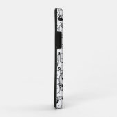 かわいい黒と白の猫 Case-Mate iPhoneケース (裏面/右)