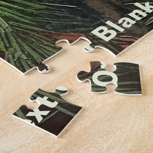 かわいい黒キャップの《鳥》アメリカゴガラ ジグソーパズル (側面)