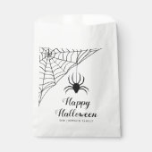 かわいい黒クモ ハッピーハロウィン フェイバーバッグ (正面)
