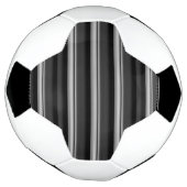 かわいい黒グレー縞模様 サッカーボール (回転)