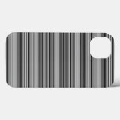 かわいい黒グレー縞模様 Case-Mate iPhoneケース (裏面 (横))