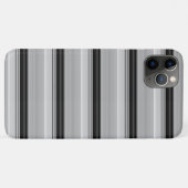 かわいい黒グレー縞模様 Case-Mate iPhoneケース (裏面(横))