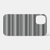 かわいい黒グレー縞模様 Case-Mate iPhoneケース (裏面 (横))