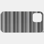 かわいい黒グレー縞模様 Case-Mate iPhoneケース (裏面 (横))