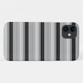 かわいい黒グレー縞 Case-Mate iPhoneケース (裏面(横))