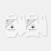 かわいい黒スパイダーハロウィーン フェイバーボックス (折り畳みなし)