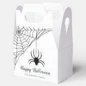 かわいい黒スパイダーハロウィーン フェイバーボックス (オープン)