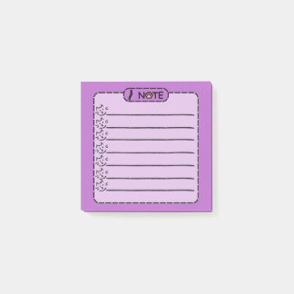 かわいい黒パーソナライズされた猫のポストイット ポストイット