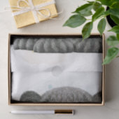 かわいい黒ヒョウ 薄葉紙 (ギフト)