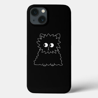 かわいい黒ペルシャ猫。 iPhone 13ケース