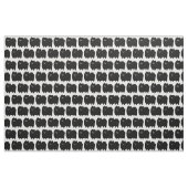 かわいい黒ポメラニア犬ドッグパターン ファブリック (ファットクウォーター)