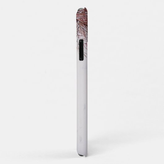 かわいい黒犬とタン犬の冬の雪のシーン Case-Mate iPhoneケース (裏面/右)