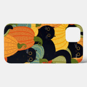 かわいい黒猫とかぼちゃのハロウィンシームレスパターン Case-Mate iPhoneケース (裏面 (横))