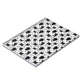 かわいい黒猫とことわざ柄 ノートブック (左側)