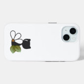 かわいい黒猫と花 - オリジナルデザイン Case-Mate iPhoneケース (裏面 (横))
