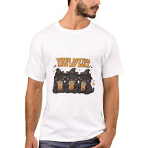 かわいい黒猫のグラフィックTシャツ - カートゥーンキャット