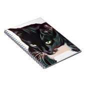 かわいい黒猫のノート ノートブック (右側)