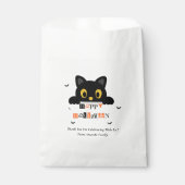 かわいい黒猫のハロウィン フェイバーバッグ (正面)