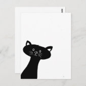 かわいい黒猫のポストカード ポストカード (正面/裏面)