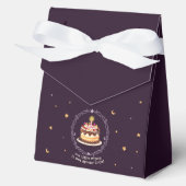かわいい黒猫の魔法使い 1歳の誕生日 フェイバーボックス (正面)