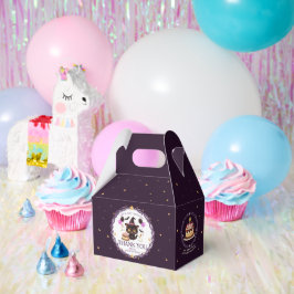 かわいい黒猫の魔法使い 1歳の誕生日 フェイバーボックス