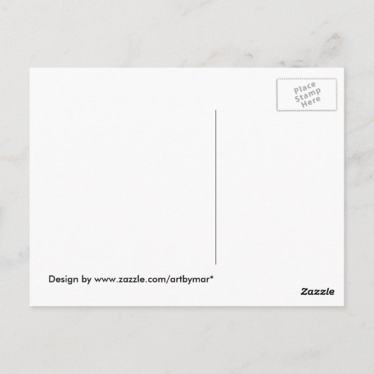 かわいい黒猫グリーンの目 ポストカード (裏面)