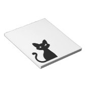 かわいい黒猫ノートパッド文房具 ノートパッド (アングル)
