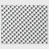 かわいい黒猫ハロウィンラッピング紙 ラッピングペーパー (フラット)