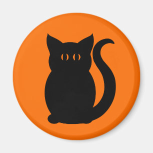 かわいい黒猫ハロウィン マグネット