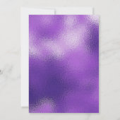 かわいい黒猫ハロウィーンの誕生会 招待状 (裏面)