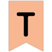 かわいい黒猫パステルハロウィントリックまたはトリート バンティングフラッグ (第2の旗)