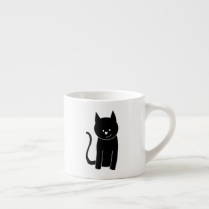 かわいい黒猫 エスプレッソカップ