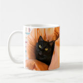 かわいい黒猫 コーヒーマグカップ (左)