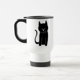 かわいい黒猫 トラベルマグ