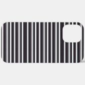 かわいい黒白ストライプ Case-Mate iPhoneケース (裏面 / 右)