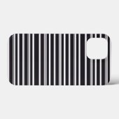かわいい黒白ストライプ Case-Mate iPhoneケース (裏面 (横))