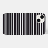 かわいい黒白ストライプ Case-Mate iPhoneケース (裏面 (横))