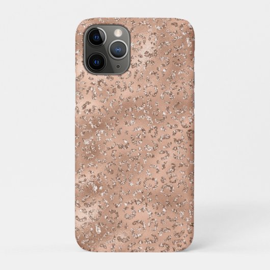 かわいい黒豹のヒョウ柄プリント Case-Mate iPhoneケース (裏)