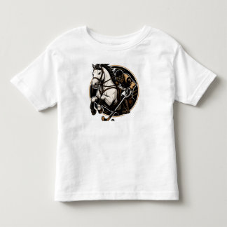 かわいい黒馬グラフィック・トドラーTシャツ トドラーTシャツ