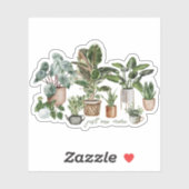 かわいい1つ以上の植物引用文ビニールシール シール (シート)