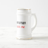 かわいい1つ(花婿の付添人) ビールジョッキ (正面右)