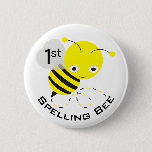 かわいい1位スペルビーのボタン子供へ 缶バッジ (正面)