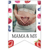 かわいい1回目の誕生日12ヶ月フォトマイルストーン バンティングフラッグ (第2の旗)