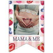 かわいい1回目の誕生日12ヶ月フォトマイルストーン バンティングフラッグ (第2の旗)