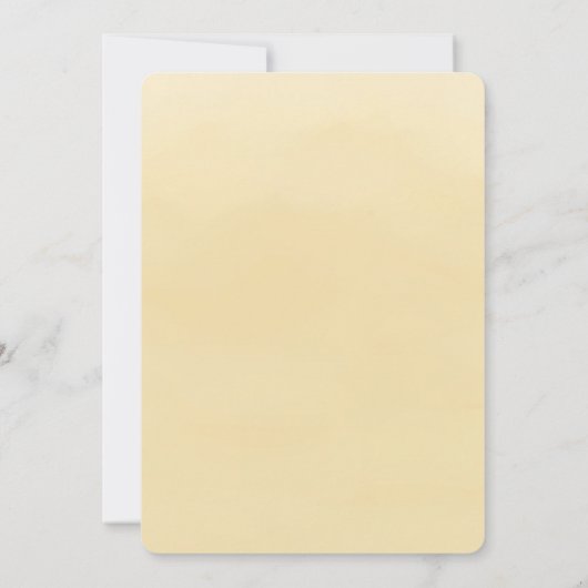 かわいい1歳の誕生日を迎える私たちの小さなクマ 招待状 (裏面)