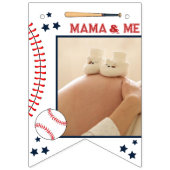 かわいい1歳の誕生日12ヶ月フォトマイルストーンバンティング バンティングフラッグ (第2の旗)