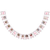 かわいい1歳の誕生日12ヶ月フォトマイルストーンベリー バンティングフラッグ (全)